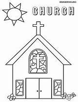Church Coloring Pages Kids Catholic Printable Children Bible Christ Body Activities Religion Faith Ccd Sunday School House Religious Education Crafts sketch template
