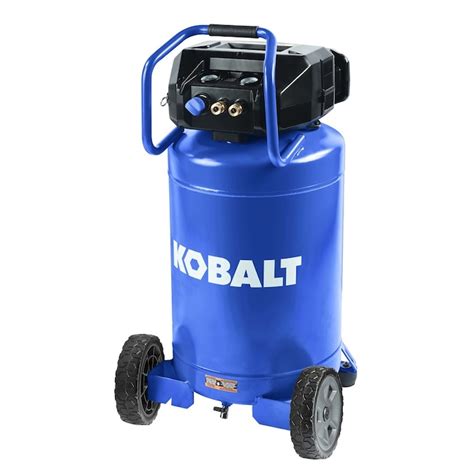 kobalt  gallon single stage portable corded electric vertical air compressor   air