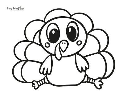 turkey coloring pages  printable coloring pages easy peasy  fun