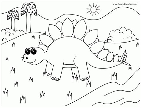 dinosaur coloring pages  toddlers coloring home