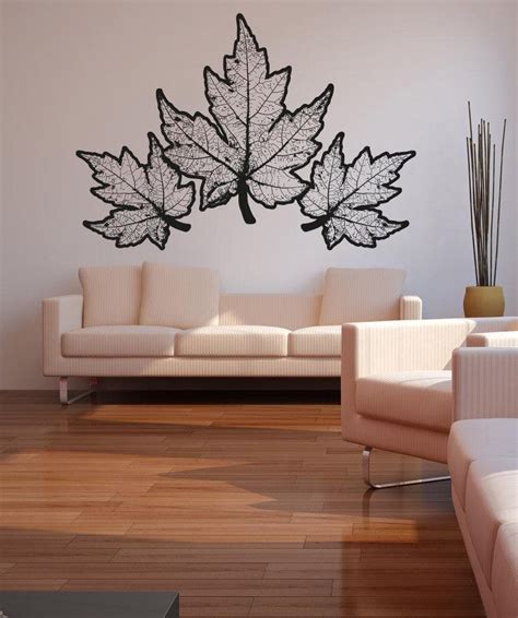 vinyl wall decal sticker autumn leaves osaa