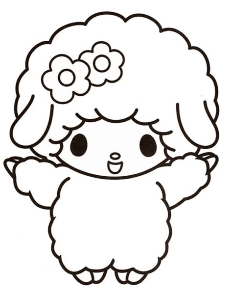 Cute My Sweet Piano Coloring Pages My Melody Coloring Pages Páginas