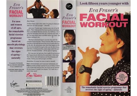 eva fraser s facial workout 1990 on virgin united kingdom vhs videotape
