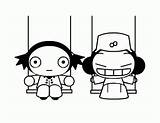 Pucca Coloring Pages Kids Color Print Children sketch template