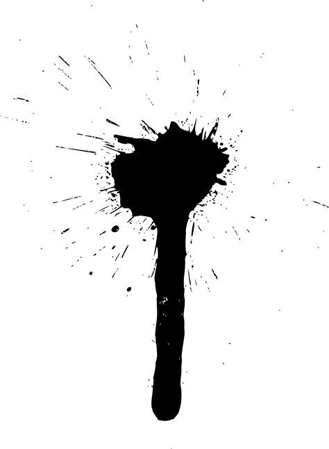 dripping paint brush stroke drip vectors transparent png