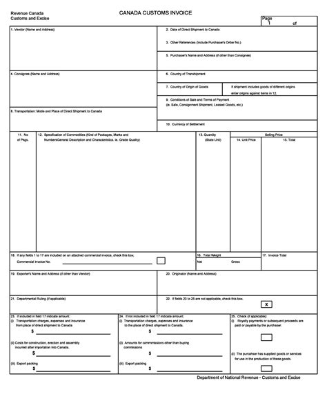 invoice templates blank commercial  word excel