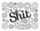 Pages Coloring Shit Adult Choose Board Colouring sketch template