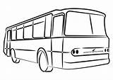 Bus Clipart Coloring Sketch Clip Autosan School Vector Stop Autobus Sylwetka H9 2x Illustration Svg Transparent Auto Cliparts Do Tags sketch template