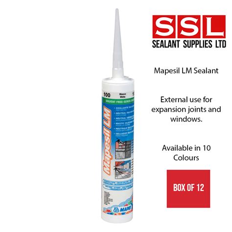 Mapesil Lm External Silicone Sealant Sealant Supplies Ltd