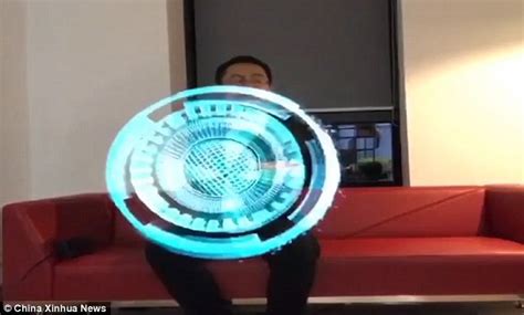 ultra cool hologram fans create incredible 3d animation daily mail online