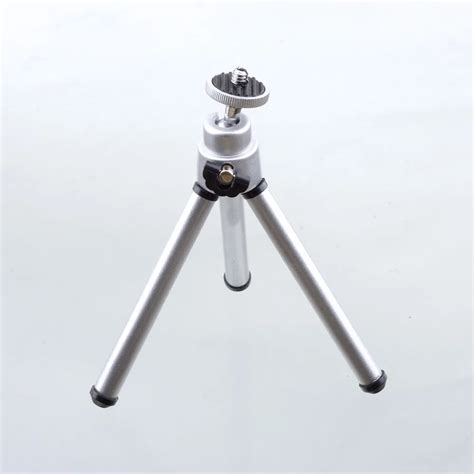 universal mini metal tripod stand  digital camera webcam silvery
