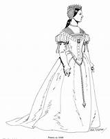 Renaissance Coloring Pages Costume Clothing Fun Kids Fashion Mode Visit Costumes Medieval Coloriage Age Doll Imprimer Visiter sketch template