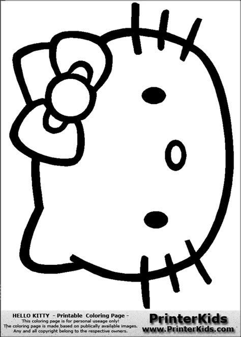 kitty face coloring page artsy fartsy pinterest