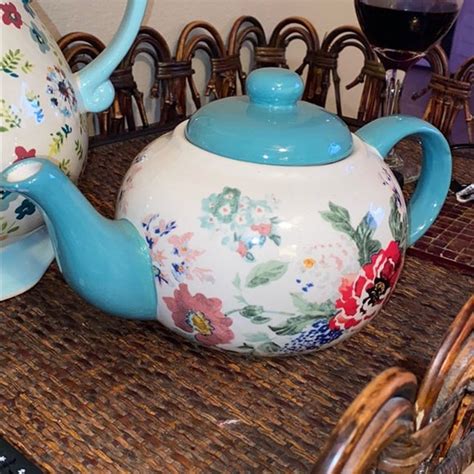 The Pioneer Woman Teapots Kari And Country Garden Etsy