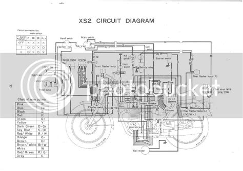 yamaha xs wiring harnes diagram xs simplified wiring harnes tm  xs wiring