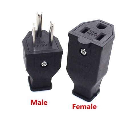 american  pins industrial ac electrical power rewireable plug male wire socket outlet