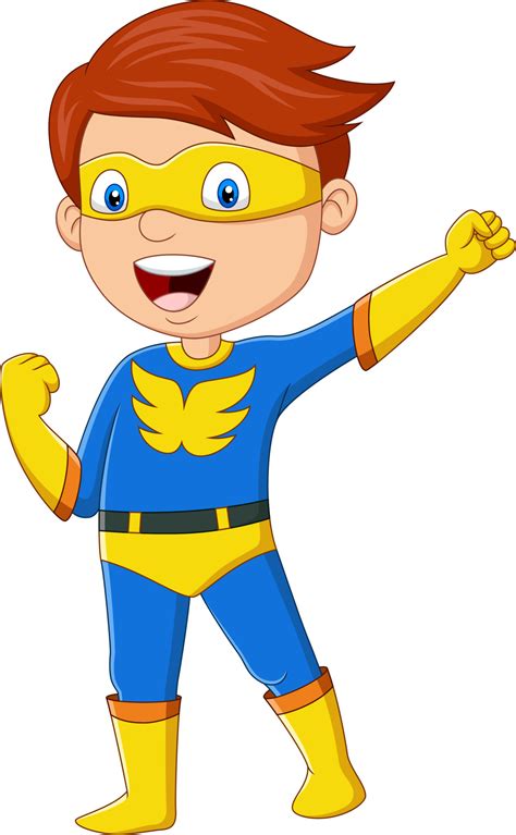 super hero boy vector art icons  graphics