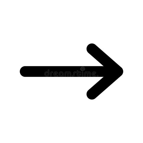 arrow vector icon black arrow symbol stock vector