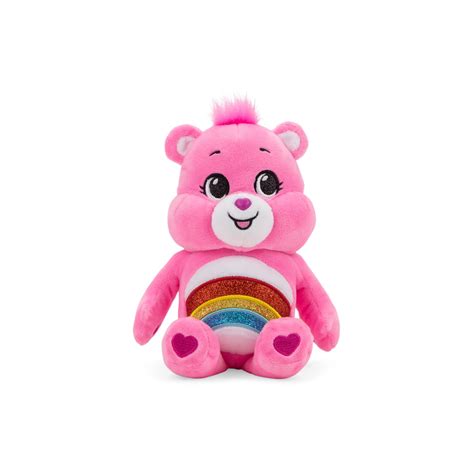 buy care bears  bean plush glitter belly cheer bear soft