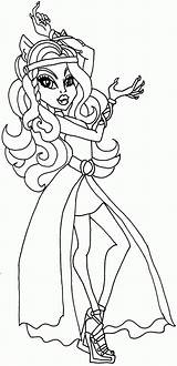 Monster High Coloring Pages Clawdeen Wolf Getcolorings Getdrawings Printable Popular Colorings sketch template