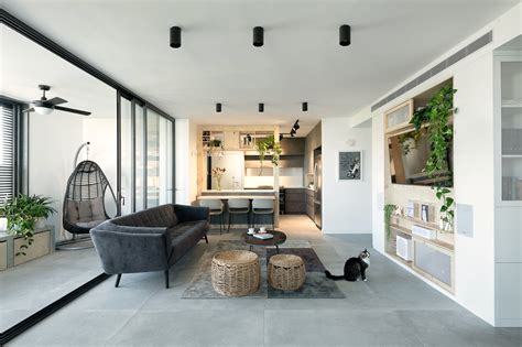 modern urban apartment  tel aviv studio perri interior design archdaily