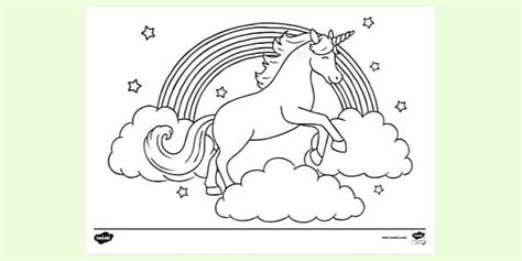 unicorn colouring pages colouring sheets  twinkl sa