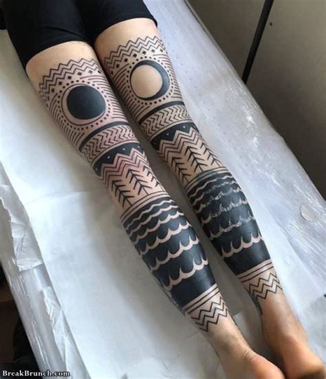 24 awesome leg tattoos breakbrunch