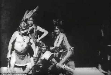 footage of native americans performing traditional dances daily mail