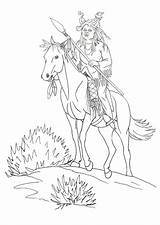 Coloring Pages Native American Man Medicine Drawing Horse Warrior Printable Designs Indian Indians Patterns Americans Getdrawings Colouring Sheets Adults Adult sketch template