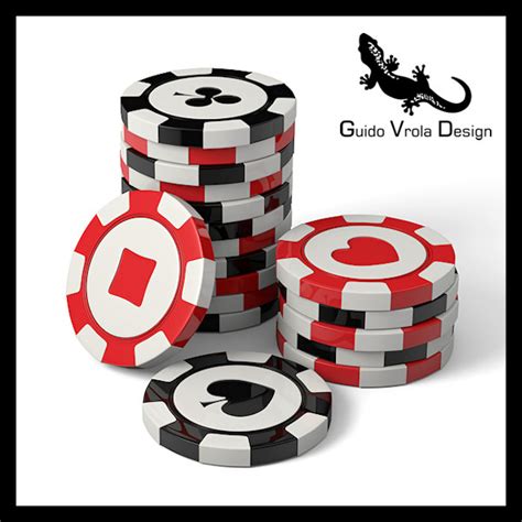 casino chips  model obj ds blend cgtradercom