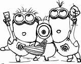 Despicable Coloring Pages Getdrawings Bob sketch template