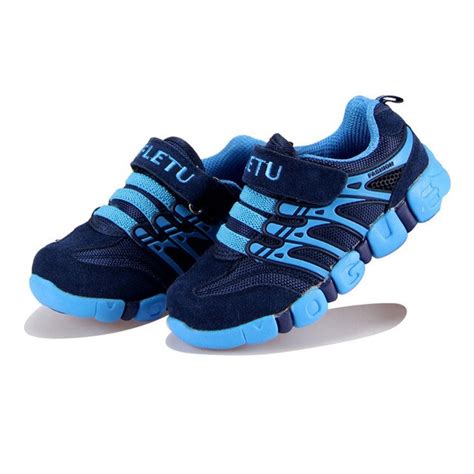 top quality boys sneakers genuine leather kids sport shoes breathable mesh children boy run