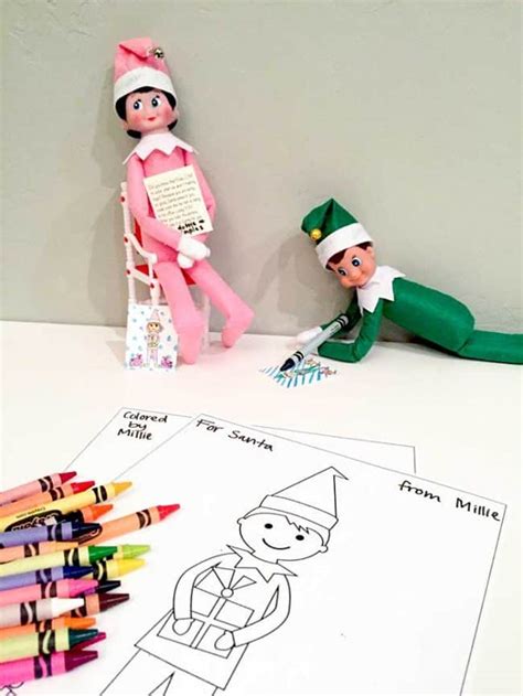 elf  printable coloring sheets cute elf ideas living locurto