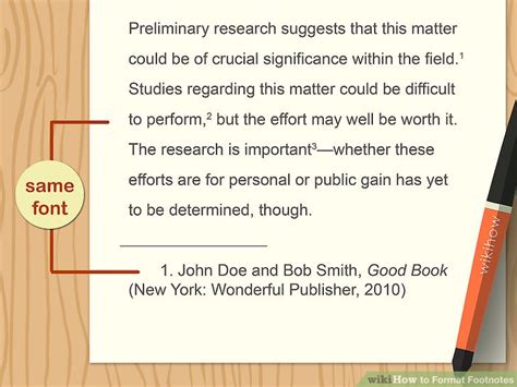 ways  format footnotes wikihow