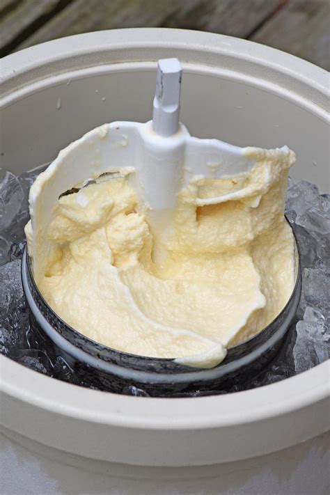 fashioned homemade vanilla ice cream flour   fingers
