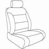 Seat Car Drawing Getdrawings Front Bucket sketch template