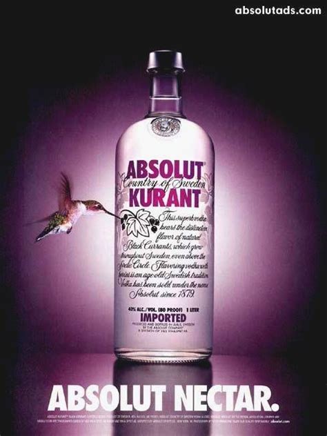 absolut nectar absolut kurant blackcurrant flavored vodka vodka