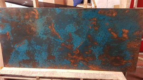 copper blue  patina  copper sheet cm  cm clear flickr