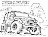 Jeep Drawing Coloring Pages Line Truck Road Monster Drawings Off Teraflex Tattoo Paintingvalley sketch template