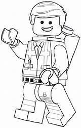 Coloring Lego Movie Emmet Pages Drawing Draw Minifigures Guy Clipart Minifigure Kids Tutorial Clip Step Characters Drawings Cliparts Ninjago Drawinghowtodraw sketch template
