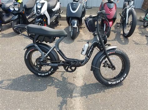 bintelli fusion fat tire electric bicycle electric bicycle  forest lake mn charcoal