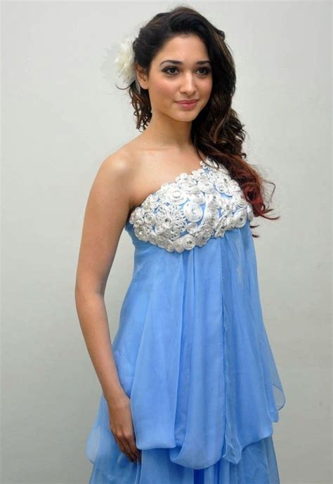 Ciniface Tamannaah Bhatia Celebrity Western Dresses Strapless
