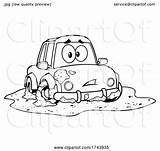 Stuck Mud Puddle sketch template