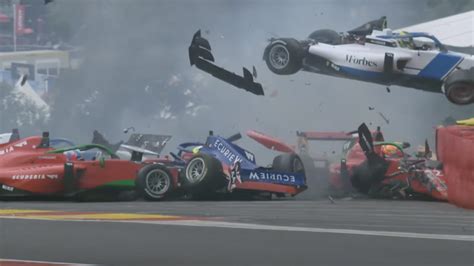 hospitalized  horrifying  series crash  spas eau rouge