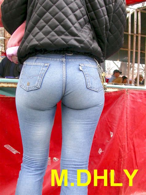 perfect ass in tight jeans candid
