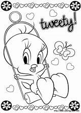 Tweety Coloring Pages Getcolorings Bird sketch template