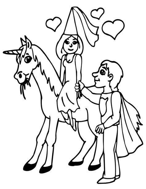 printable unicorn  princess coloring pages coloring pages