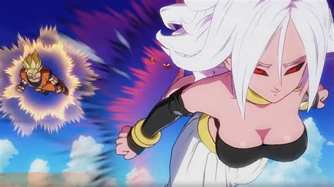 Dragon Ball Fighterz Android 21 Knocks Goku Out Youtube