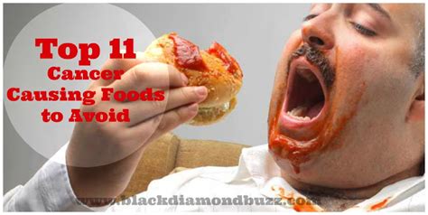 top 11 cancer causing foods to avoid