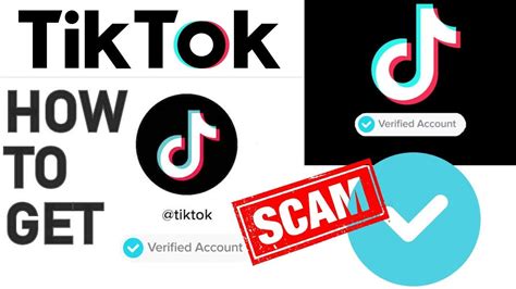tiktok verified account blue checkmark scam alert protect